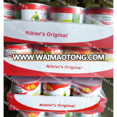 425g 340g 2500g 200g canned vacuum sweet kernel corn