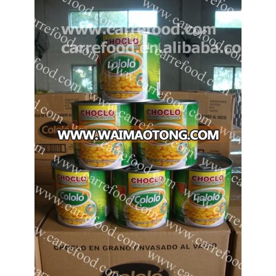 MaizDulce sweetcorn for 425g with canned food vegetables