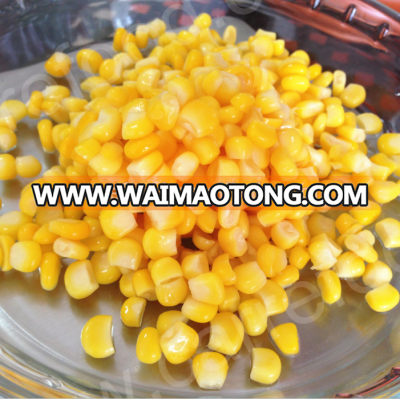 Yellow canned corn 400g #884 short tins